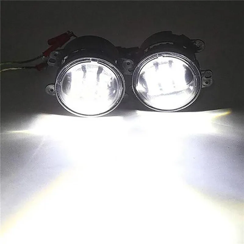 80W Halo Headlights with DRL and Turn Signal Lights   Headlight Bracket & 4'' LED Fog Lights For 2018-2020 Jeep Wrangler JL/Jeep Gladiator JT Sport