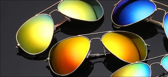 Fashion Pilot Style Aviator Mirrored Sunglasses for Women