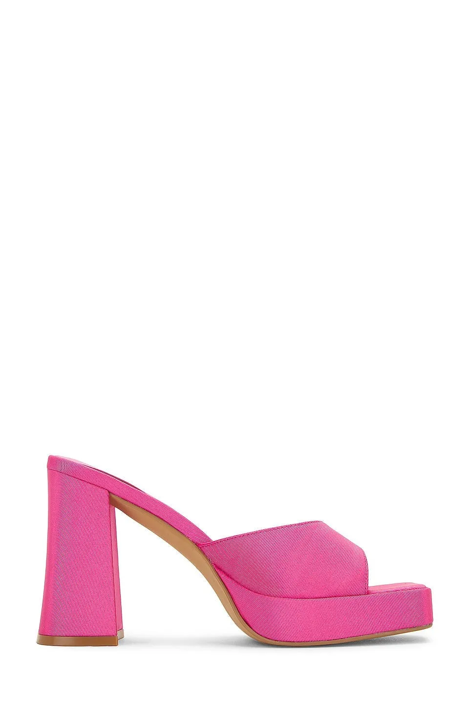 Jeffrey Campbell Ninety Platform Mule in Pink Faille