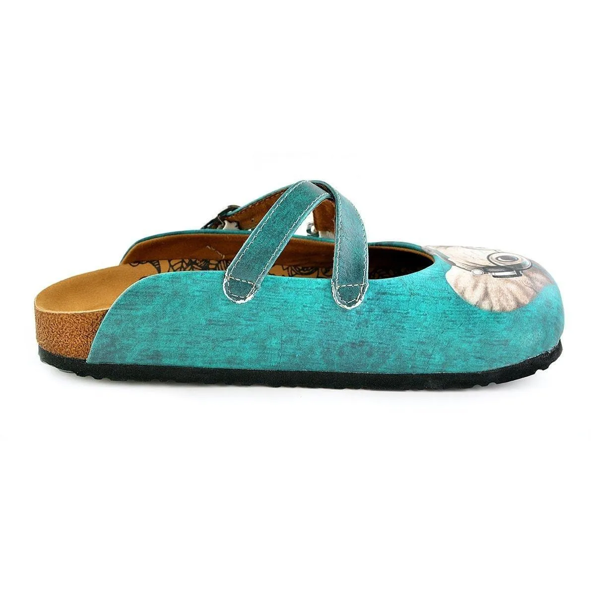 Teal Elephant Clogs WCAL140